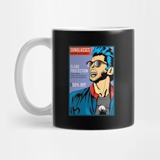 Dracula Sunglasses Ads Mug